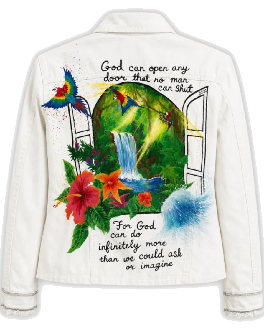 Open Any Door — hand-painted jacket